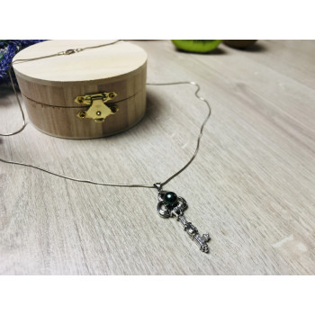 Sky Jewelry Серебряный кулон с цепочкой Ключик