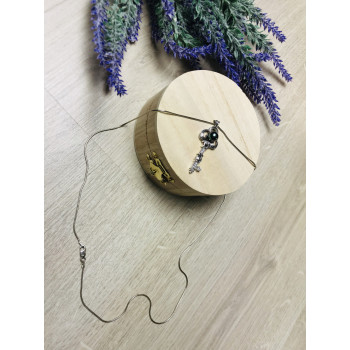 Sky Jewelry Серебряный кулон с цепочкой Ключик
