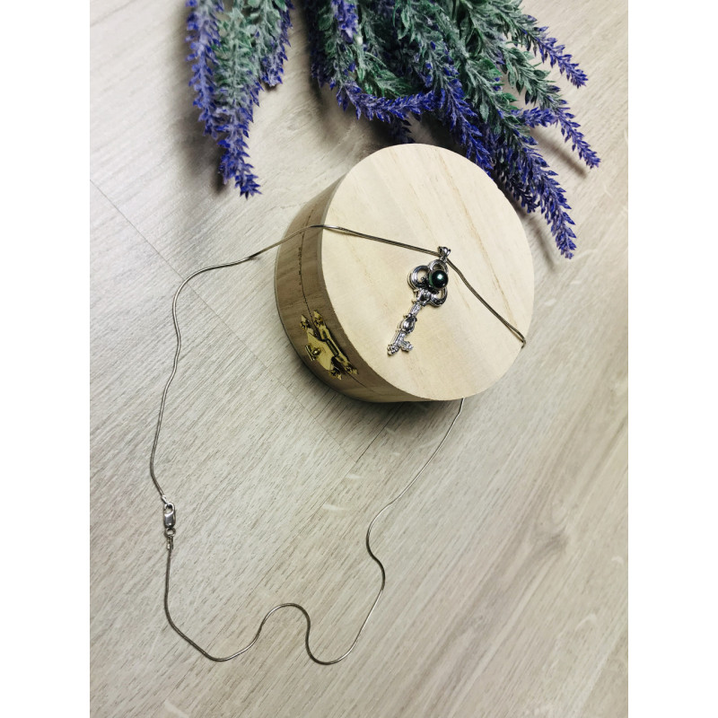 Sky Jewelry Серебряный кулон с цепочкой Ключик