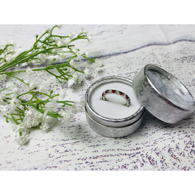 Sky Jewelry Серебряное кольцо с фианитами