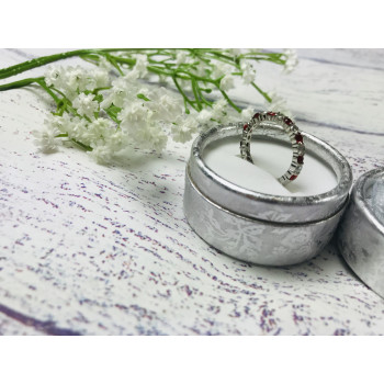 Sky Jewelry Серебряное кольцо с фианитами