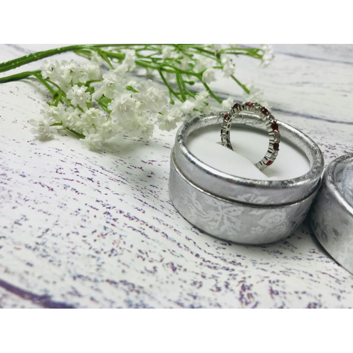 Sky Jewelry Серебряное кольцо с фианитами