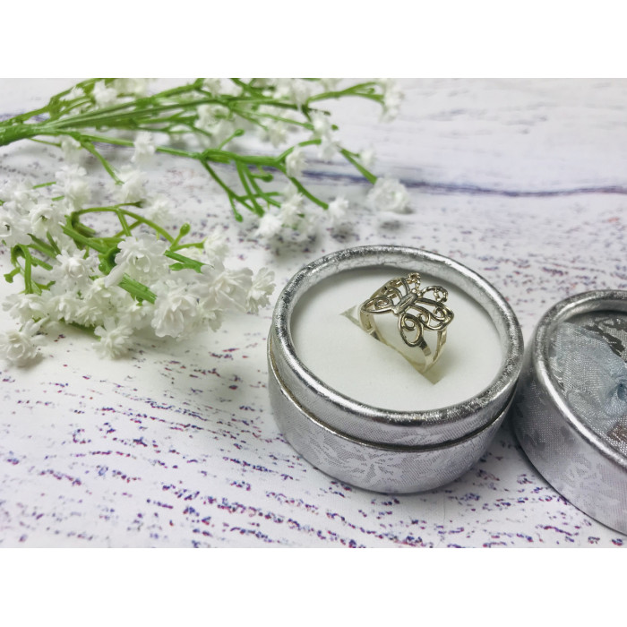 Sky Jewelry Серебряное кольцо бабочка 925 проба