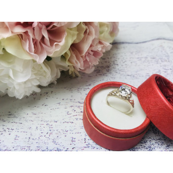Sky Jewelry Серебряное кольцо с фианитом