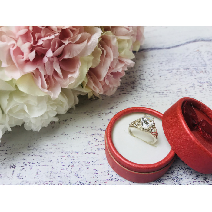 Sky Jewelry Серебряное кольцо с фианитом