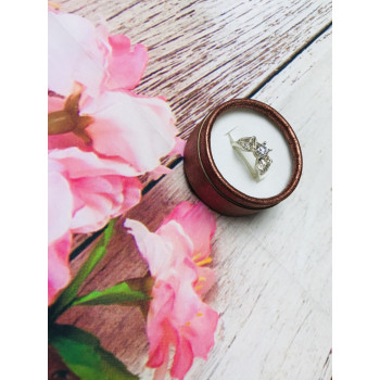 Sky Jewelry Серебряное кольцо с фианитом