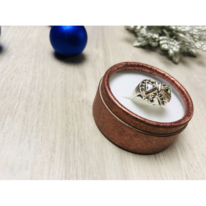 Sky Jewelry Серебряное кольцо с натуральными камнями