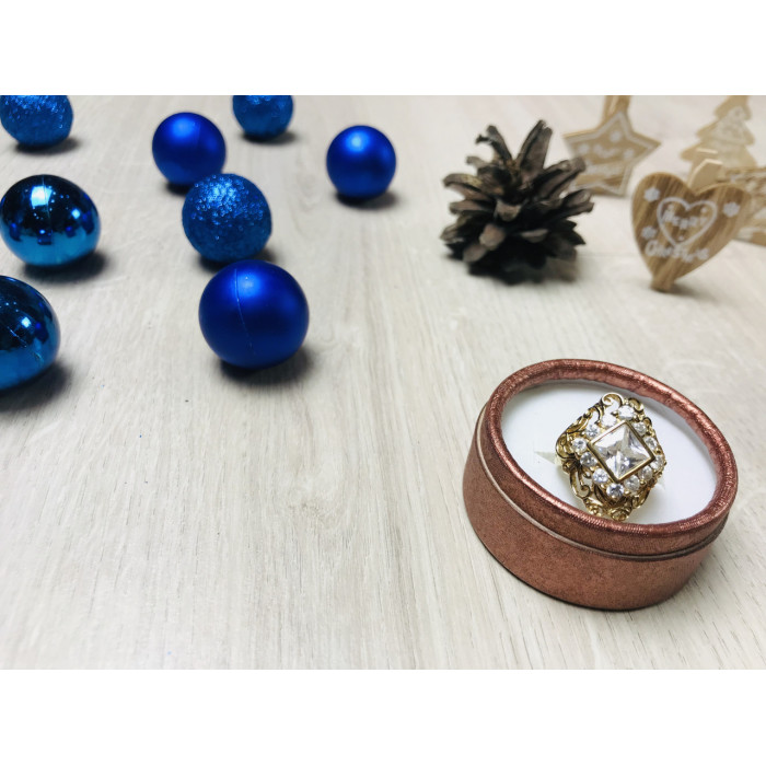 Sky Jewelry Серебряное кольцо в позолоте 925 проба с фианитами