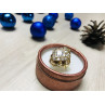 Sky Jewelry Серебряное кольцо в позолоте 925 проба с фианитами