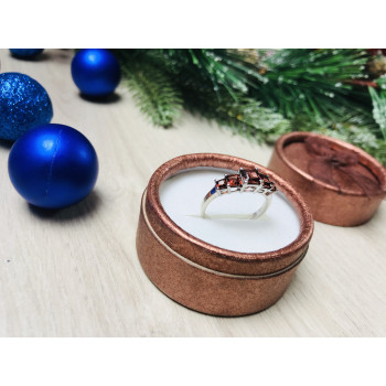 Sky Jewelry Серебряное кольцо с гранатом