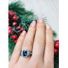 Sky Jewelry Серебряное кольцо 925 проба с аквамарином