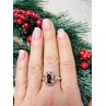 Sky Jewelry Серебряное кольцо 925 проба с гранатом