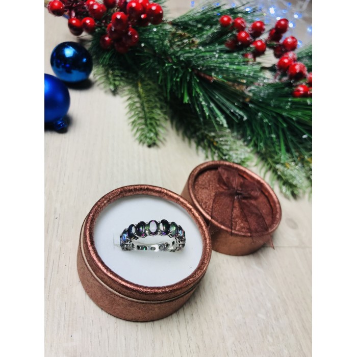 Sky Jewelry Серебряное кольцо с камнем Александрит