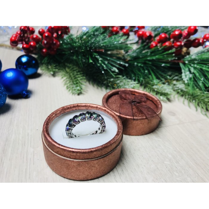 Sky Jewelry Серебряное кольцо с камнем Александрит