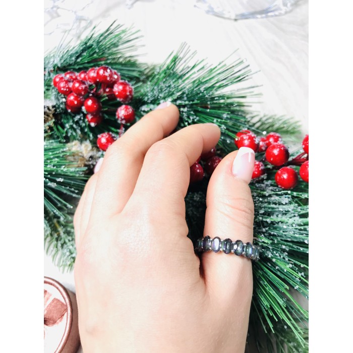 Sky Jewelry Серебряное кольцо с камнем Александрит