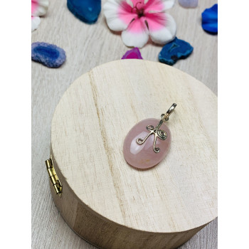 Sky Jewelry Серебряный кулон с камнем Морганит