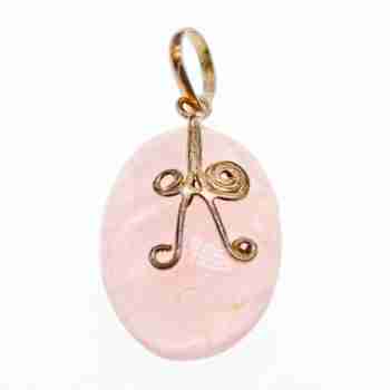 Sky Jewelry Серебряный кулон с камнем Морганит