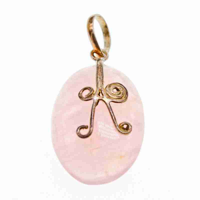 Sky Jewelry Серебряный кулон с камнем Морганит