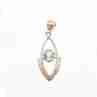 Sky Jewelry Серебряный кулон 925 проба с камнем голубая Шпинель
