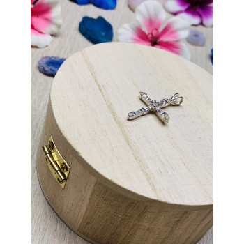 Sky Jewelry Серебряный крестик 925 проба с фианитами