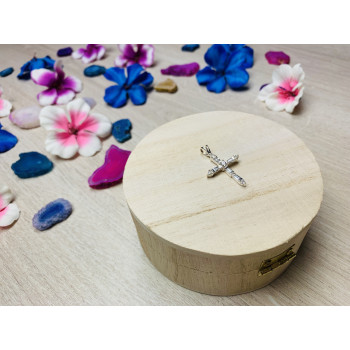 Sky Jewelry Серебряный крестик 925 проба с фианитами