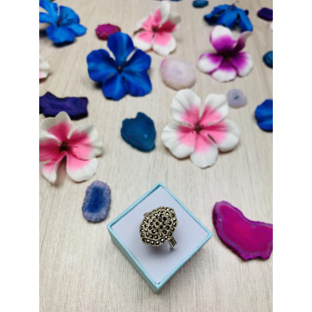 Sky Jewelry Серебряное кольцо с камнями черная Шпинель