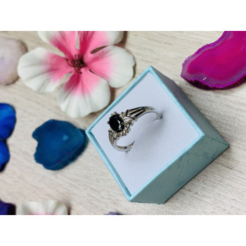Sky Jewelry Серебряное кольцо с камнем Шпинель