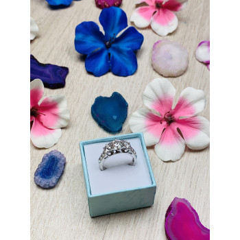 Sky Jewelry Серебряное кольцо 925 проба с фианитами