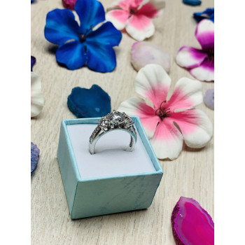 Sky Jewelry Серебряное кольцо 925 проба с фианитами