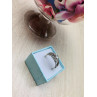 Sky Jewelry Серебряное кольцо с белым топазом 925 проба