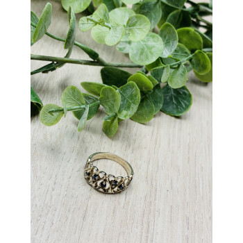 Sky Jewelry Серебряное кольцо с камнями Шпинель