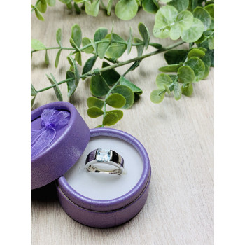 Sky Jewelry Серебряное кольцо с камнем голубая Шпинель