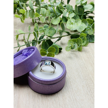 Sky Jewelry Серебряное кольцо с камнем голубая Шпинель