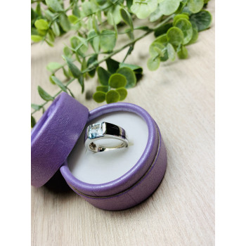 Sky Jewelry Серебряное кольцо с камнем голубая Шпинель