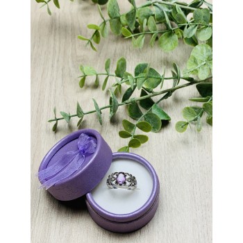 Sky Jewelry Серебряное кольцо с аметистом