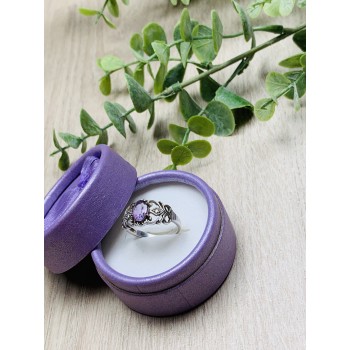 Sky Jewelry Серебряное кольцо с аметистом