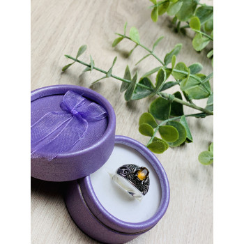Sky Jewelry Серебряное кольцо с камнем Гелиодор