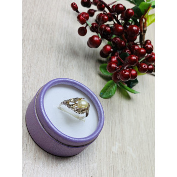 Sky Jewelry Серебряное кольцо с жемчугом