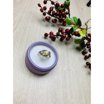 Sky Jewelry Серебряное кольцо с жемчугом