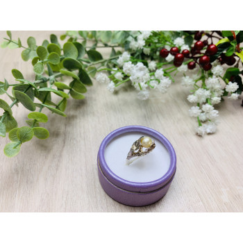 Sky Jewelry Серебряное кольцо с жемчугом