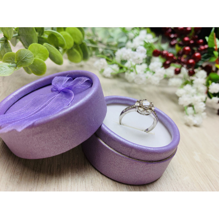 Sky Jewelry Серебряное кольцо с прозрачным кварцем