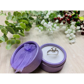 Sky Jewelry Серебряное кольцо с прозрачным кварцем