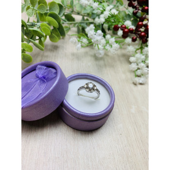 Sky Jewelry Серебряное кольцо с прозрачным кварцем