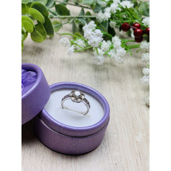 Sky Jewelry Серебряное кольцо с прозрачным кварцем