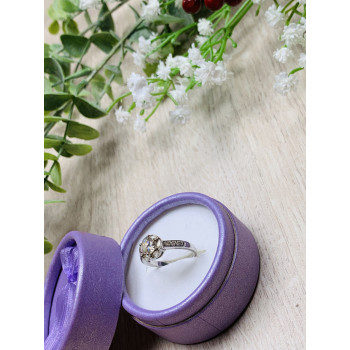 Sky Jewelry Серебряное кольцо с прозрачным кварцем