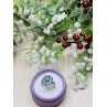 Sky Jewelry Серебряное кольцо с камнями голубая Шпинель
