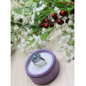 Sky Jewelry Серебряное кольцо с камнями голубая Шпинель