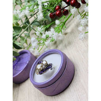 Sky Jewelry Серебряное кольцо с натуральными камнями