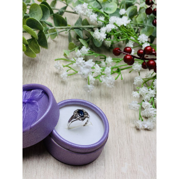 Sky Jewelry Серебряное кольцо 925 проба с черной Шпинелью