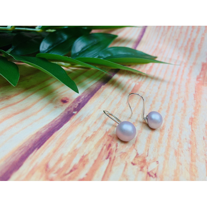 Sky Jewelry Серебряные серьги с жемчугом